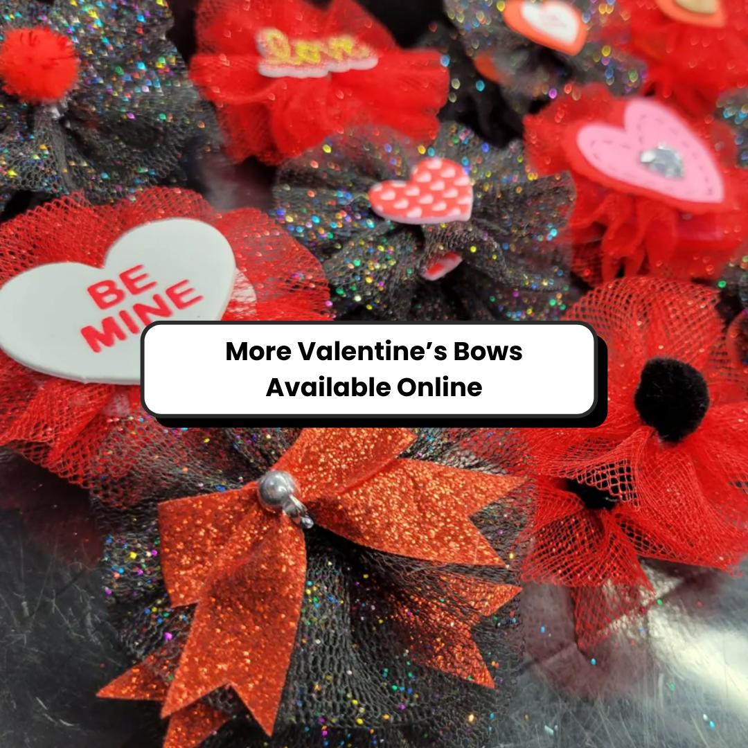 Candy Heart Bows