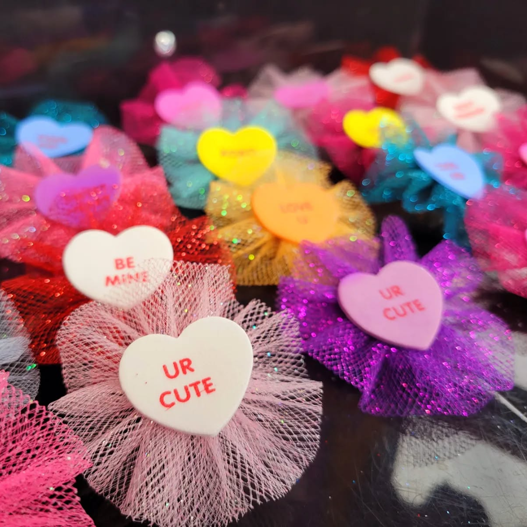 Candy Heart Bows